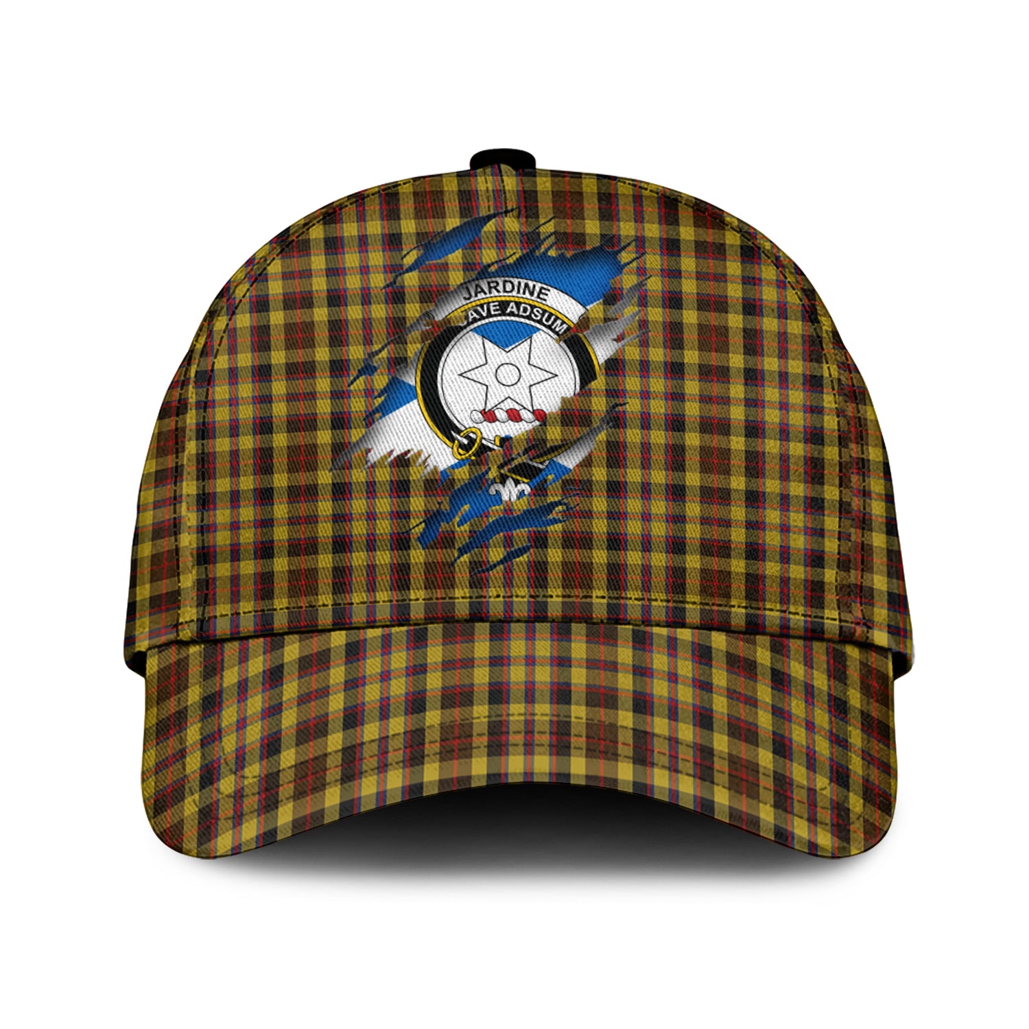 Jardine Tartan Plaid Cap, Family Crest In Me Style Tartan Baseball Cap TS23 Trucker Hats Custom Hats Gifts For Men & Women