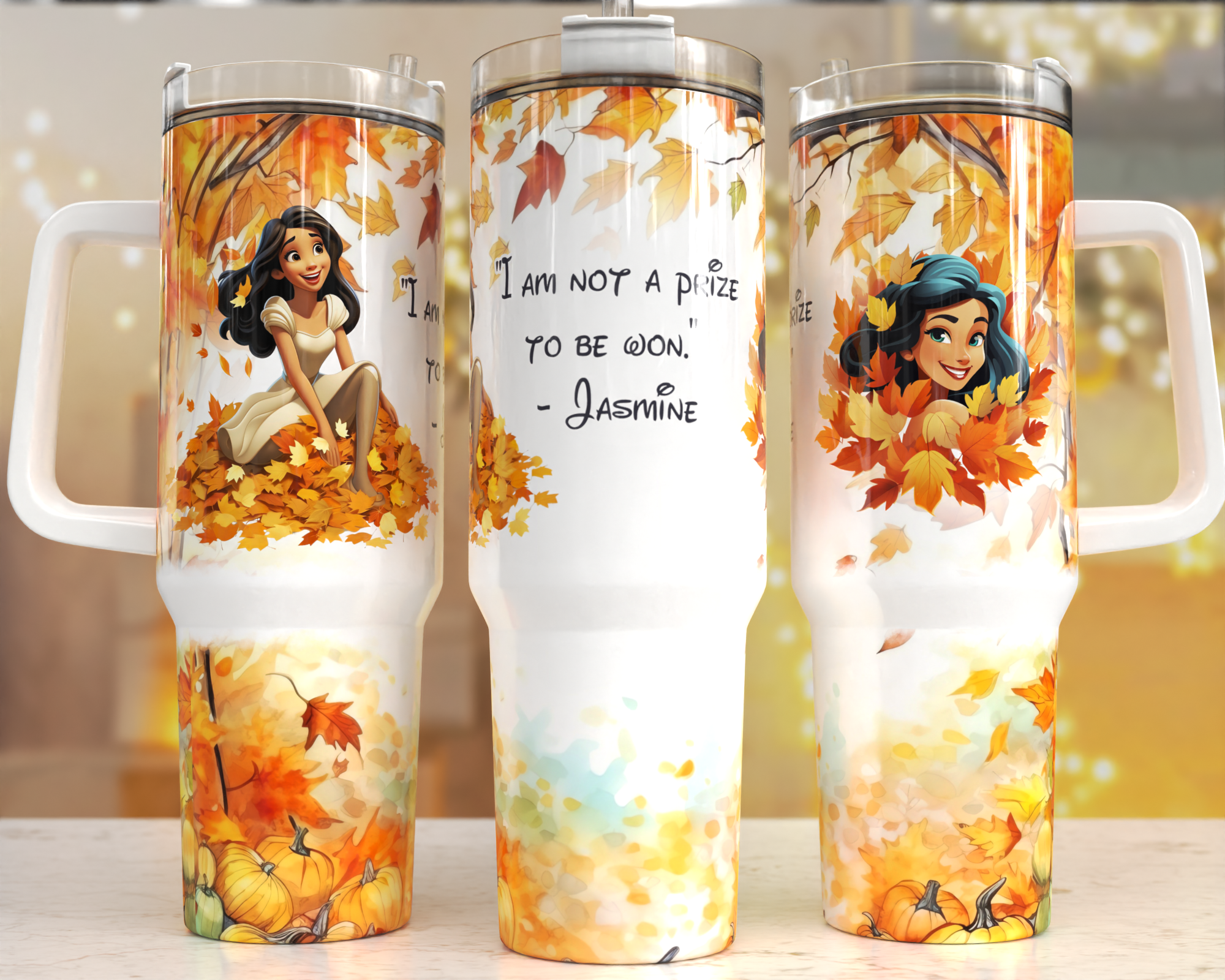 Jasmine Aladdin Disney Cartoon Custom Stanley Cup 40 oz 30 oz Tumbler With HandleTVC2301752