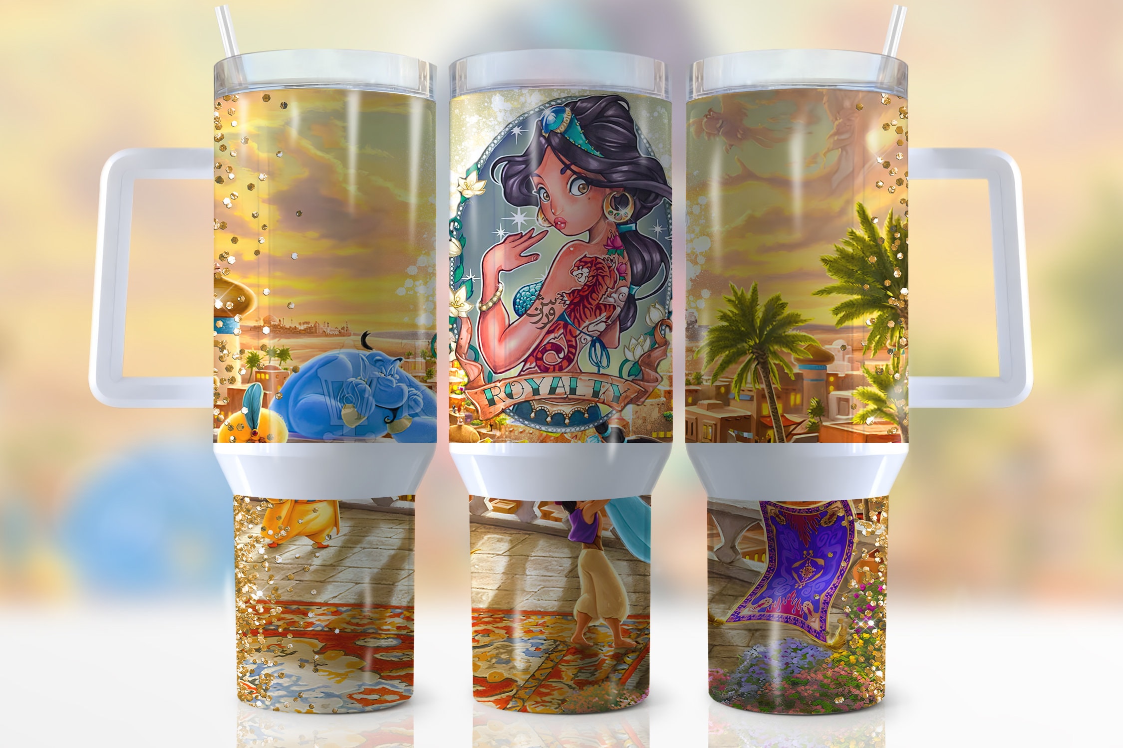 Jasmine AladdinDisney Cartoon Custom Stanley Cup 40 oz 30 oz Tumbler With HandleTVC2301944