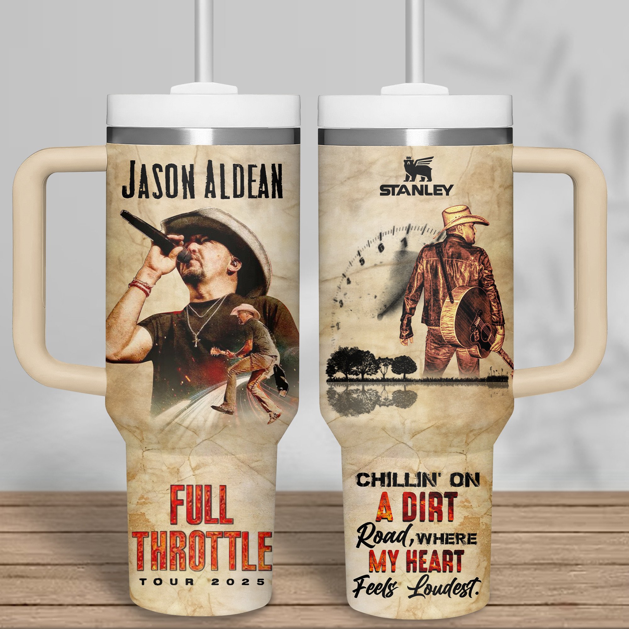 Jason Aldean Music Custom Stanley Cup 40 oz 30 oz Tumbler With HandleTVC2301280 - Image 3