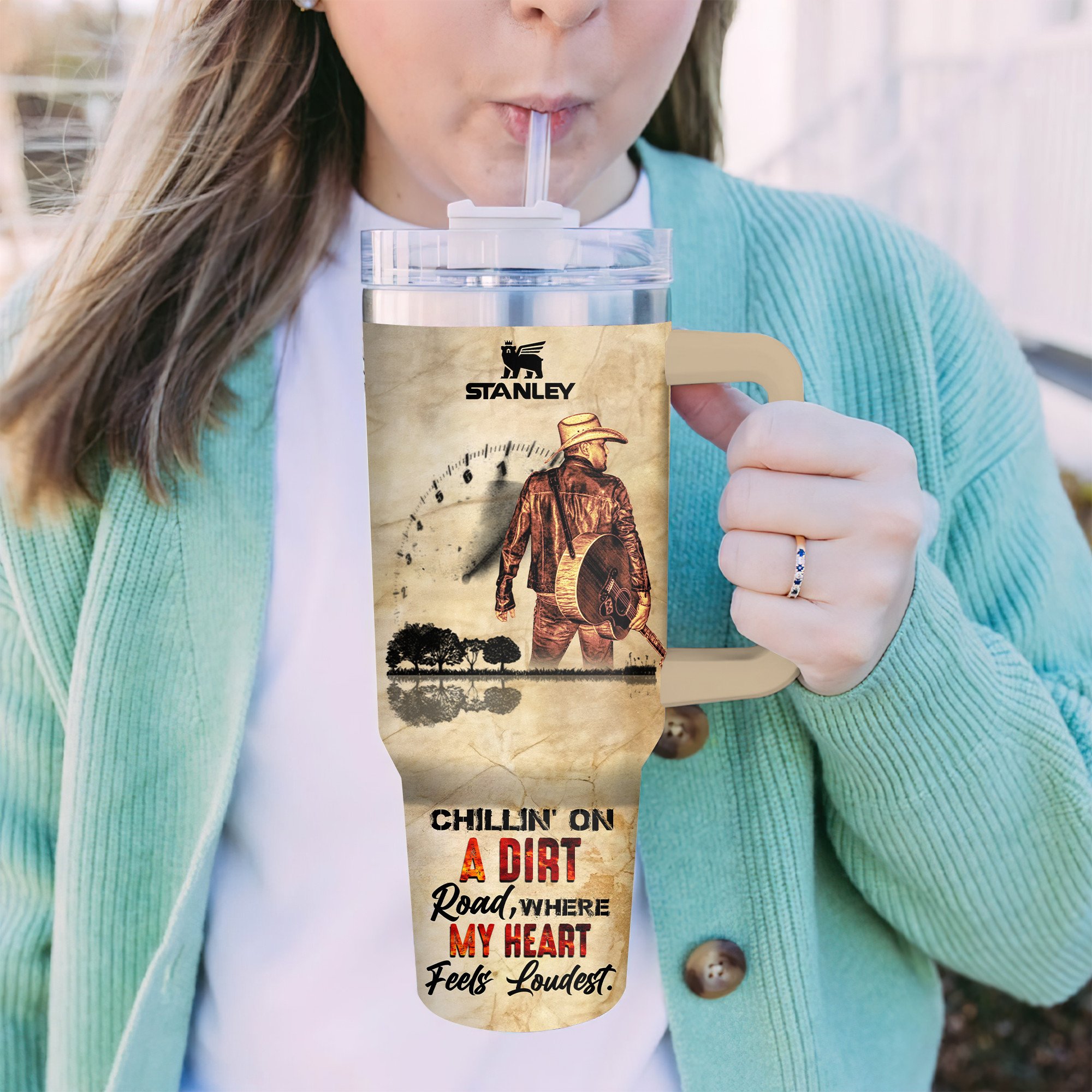 Jason Aldean Music Custom Stanley Cup 40 oz 30 oz Tumbler With HandleTVC2301280 - Image 6