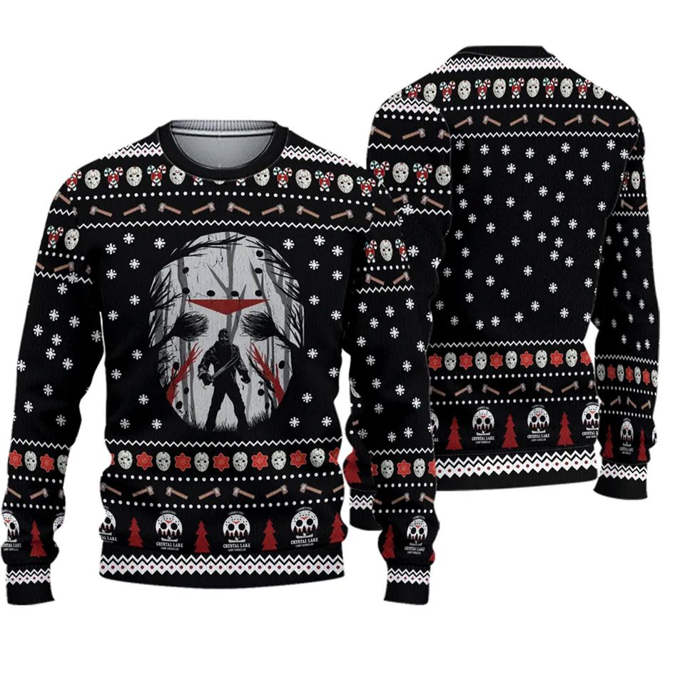 Jason Christmas Horror 3D Sweater