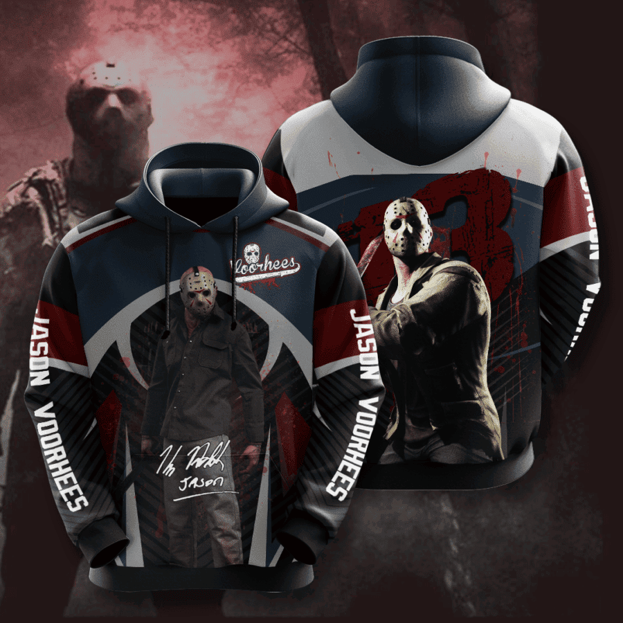 Jason Voorhees 3D All Over Print Hoodie, Zip Hoodie