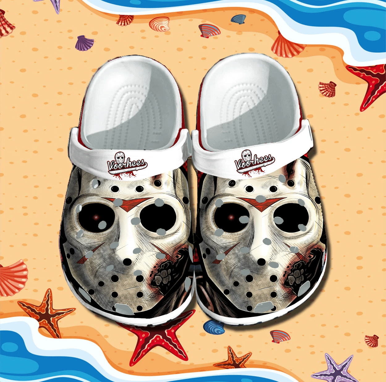 Jason Voorhees Crocs Clog Shoes