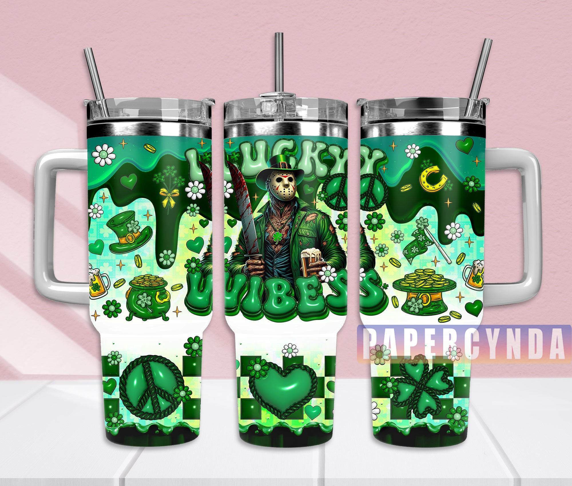 Jason Voorhees Custom Stanley Cup 40 oz 30 oz Tumbler With HandleTVC2301834