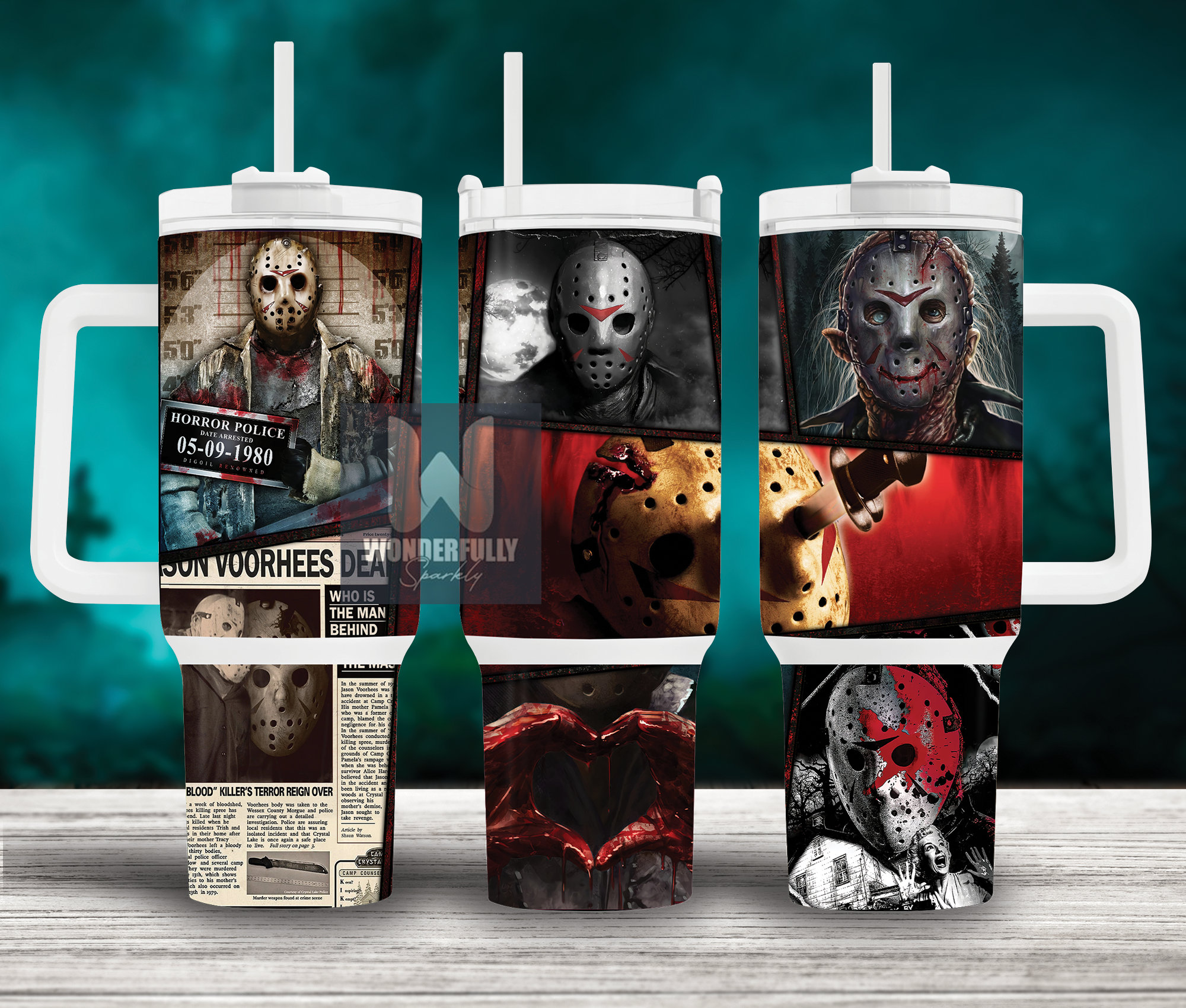 Jason Voorhees Friday The 13th Movies Custom Stanley Cup 40 oz 30 oz Tumbler With HandleTVC2301155