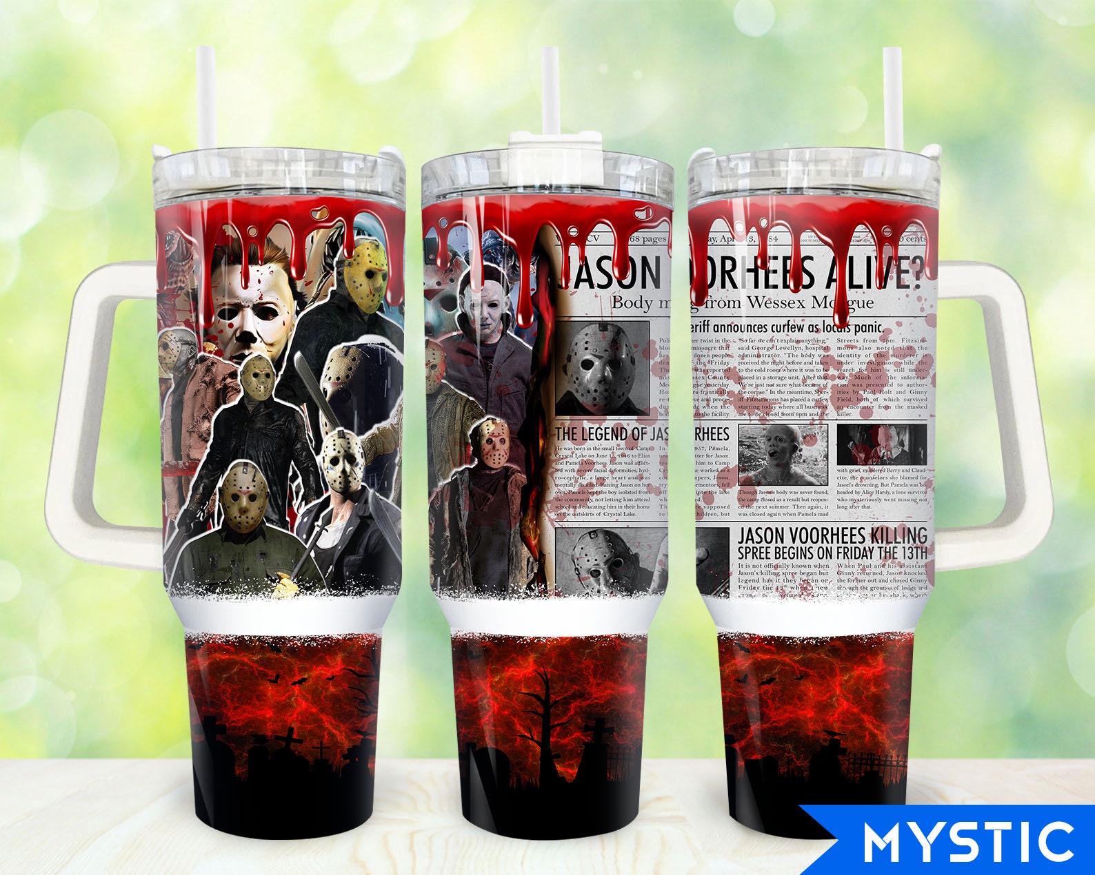 Jason Voorhees Friday The 13th Movies Custom Stanley Cup 40 oz 30 oz Tumbler With HandleTVC2301918