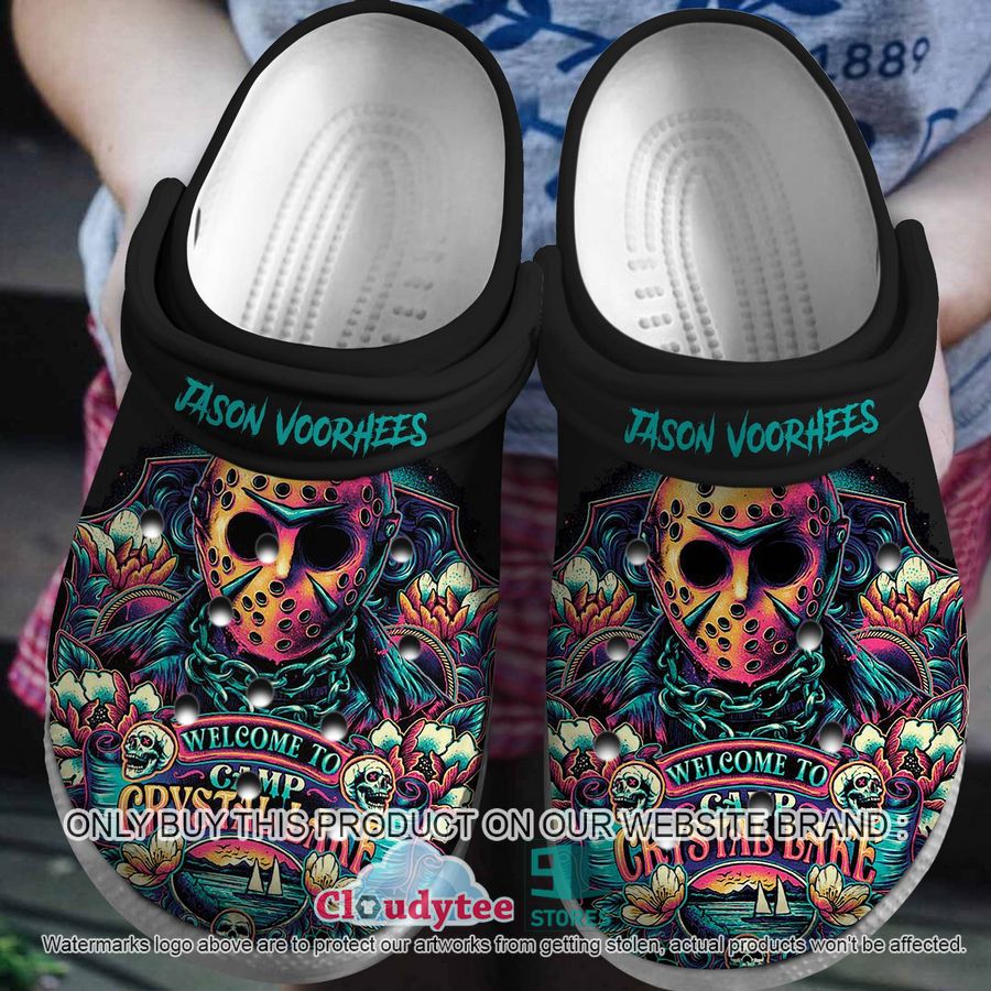 Jason Voorhees Horror Movie Crocs Crocband Clogs Shoes Comfortable For Men Women and Kids