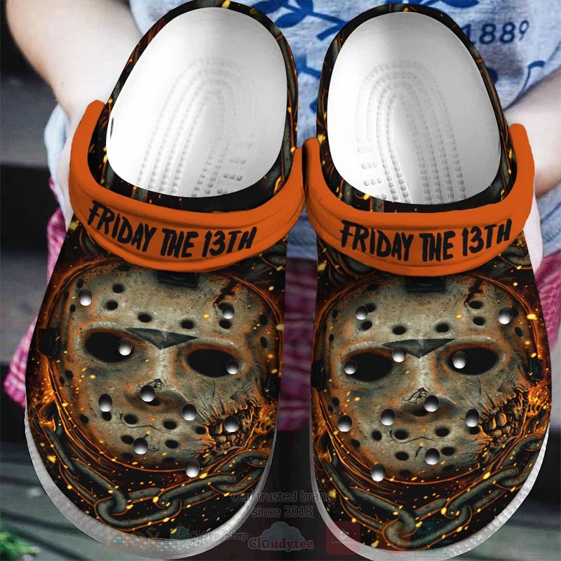 Jason Voorhees Horror Movie Crocs Crocband Clogs Shoes Comfortable For Men Women and Kids