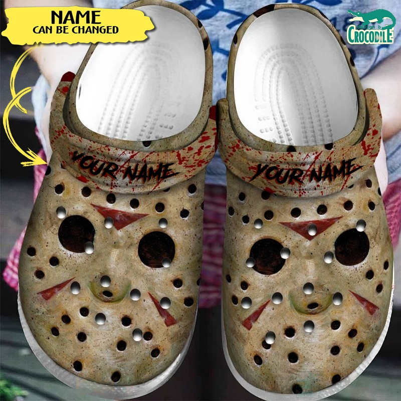Jason Voorhees Horror Movie Crocs Crocband Clogs Shoes Comfortable For Men Women and Kids