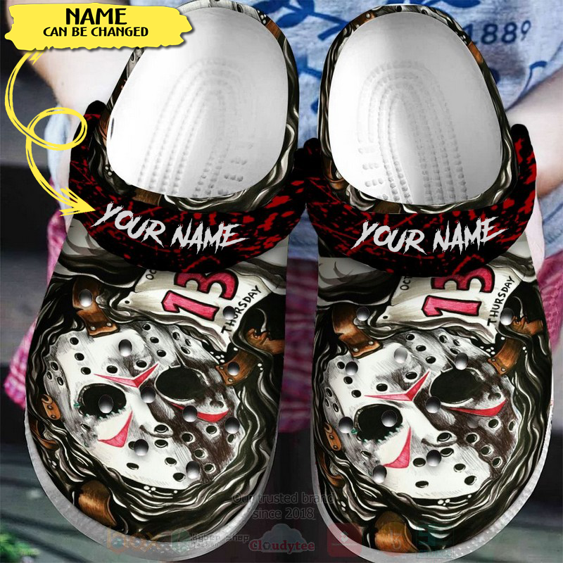 Jason Voorhees Horror Movie Crocs Crocband Clogs Shoes Comfortable For Men Women and Kids