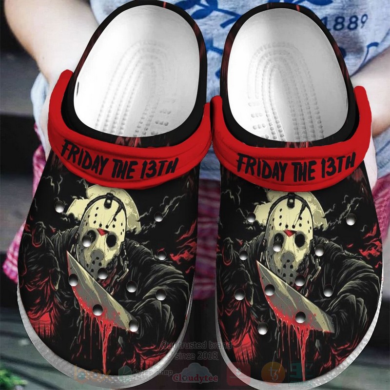 Jason Voorhees Horror Movie Crocs Crocband Clogs Shoes Comfortable For Men Women and Kids