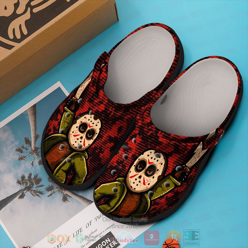 Jason Voorhees Horror Movie Crocs Crocband Clogs Shoes Comfortable For Men Women and Kids