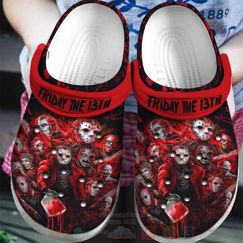 Jason Voorhees Horror Movie Crocs Crocband Clogs Shoes Comfortable For Men Women and Kids