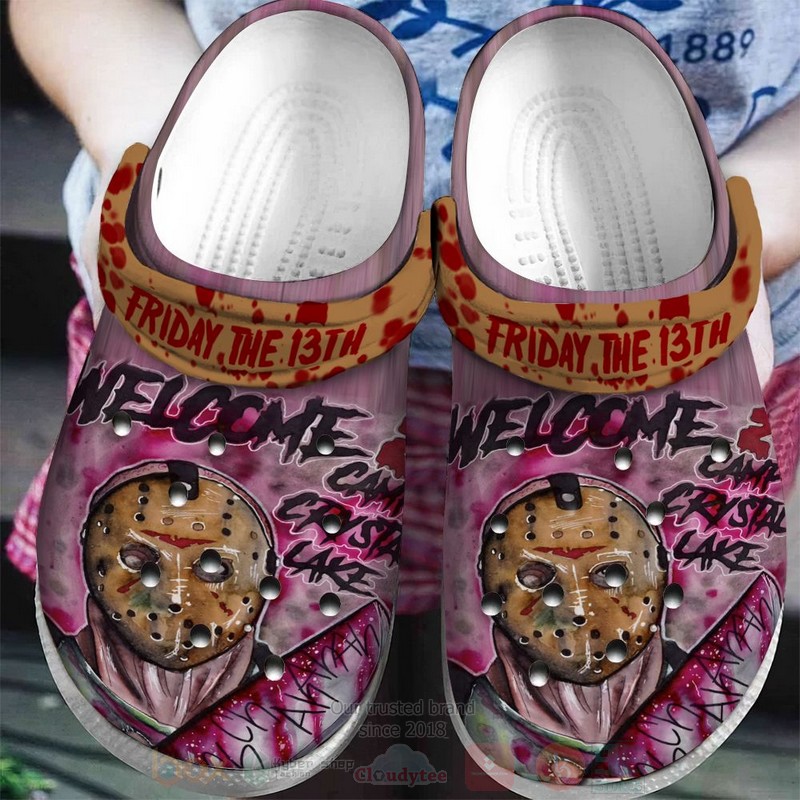 Jason Voorhees Horror Movie Crocs Crocband Clogs Shoes Comfortable For Men Women and Kids