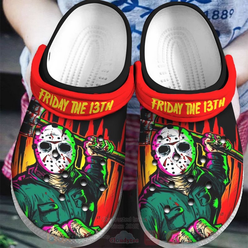 Jason Voorhees Horror Movie Crocs Crocband Clogs Shoes Comfortable For Men Women and Kids