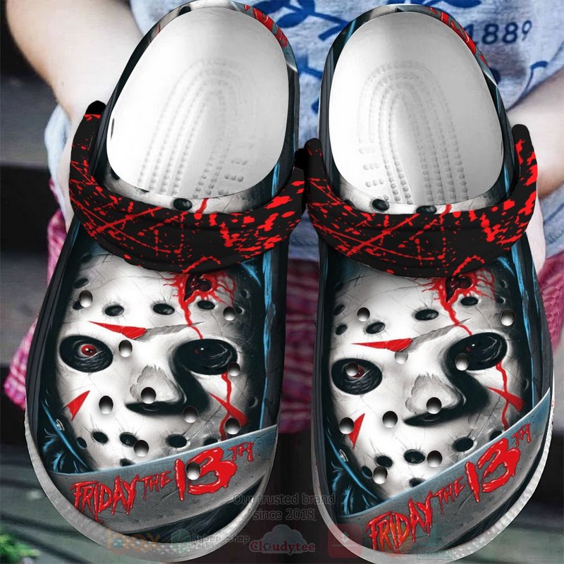 Jason Voorhees Horror Movie Crocs Crocband Clogs Shoes Comfortable For Men Women and Kids