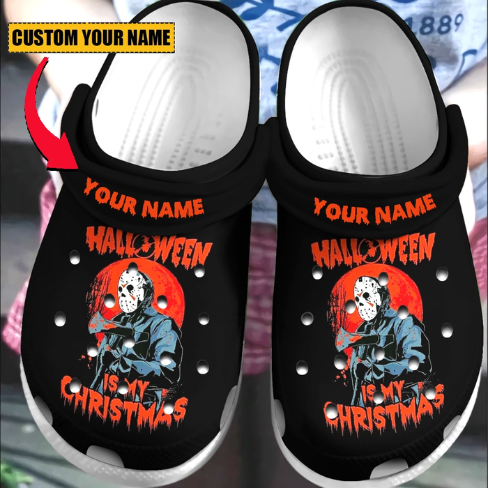 Jason Voorhees Horror Movie Crocs Crocband Clogs Shoes Comfortable For Men Women and Kids