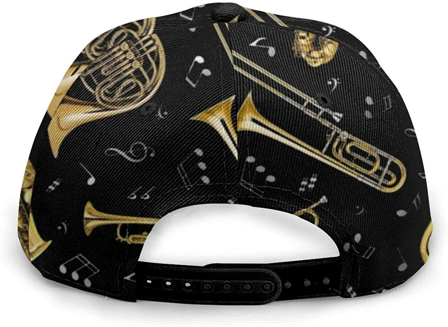 Jazz Music Instruments Saxophone Instrument Adjustable Unisex 3D Baseball Cap Trucker Hats Sports Trucker Hats Custom Hats Gifts For Men & Women