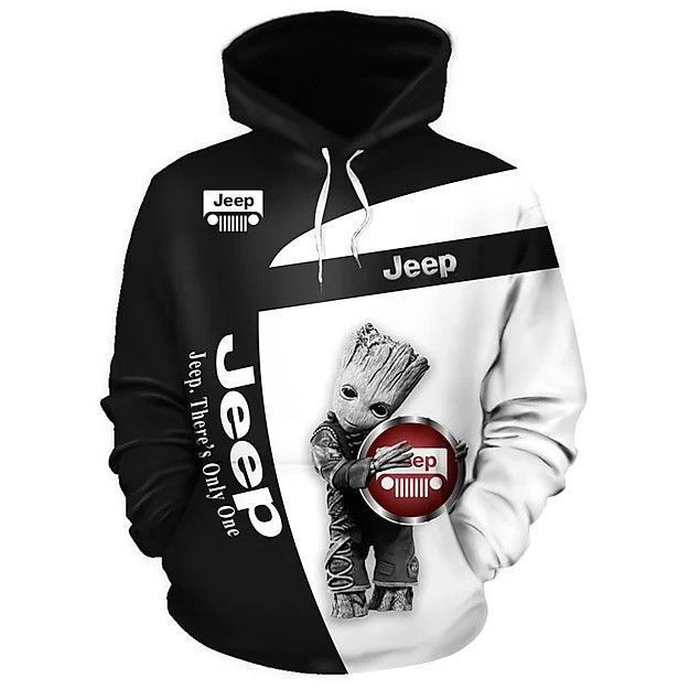 JEEP 3D All Over Print Hoodie, Zip Hoodie