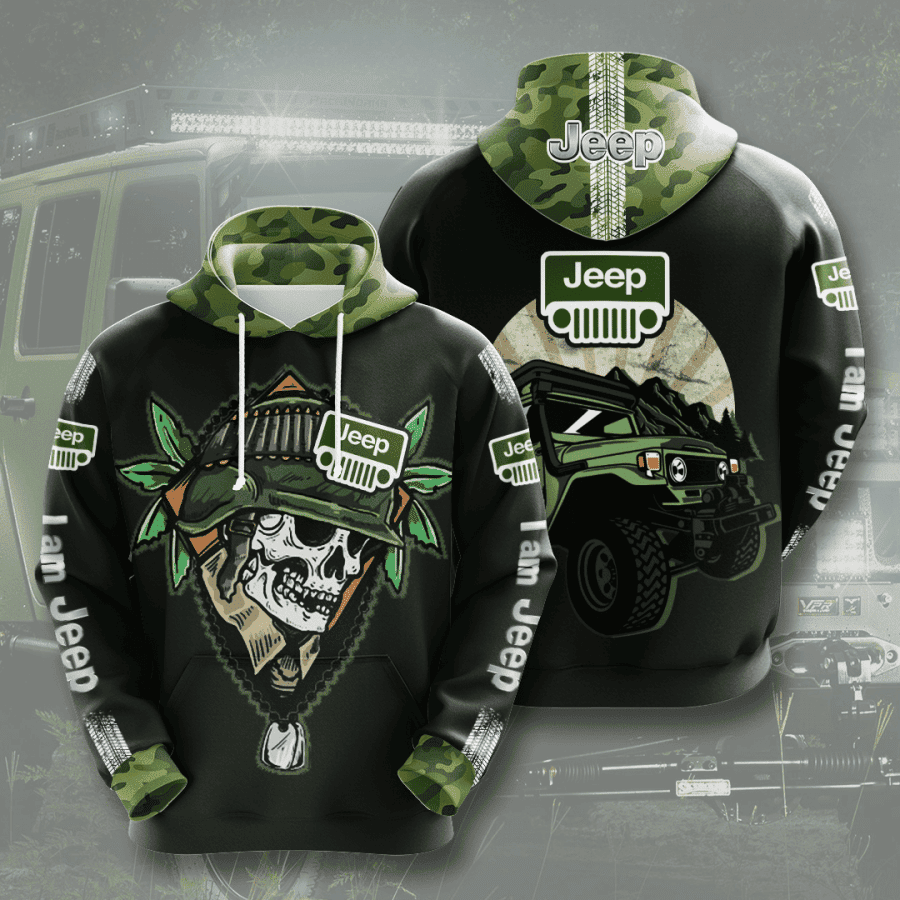 Jeep 3D All Over Print Hoodie, Zip Hoodie