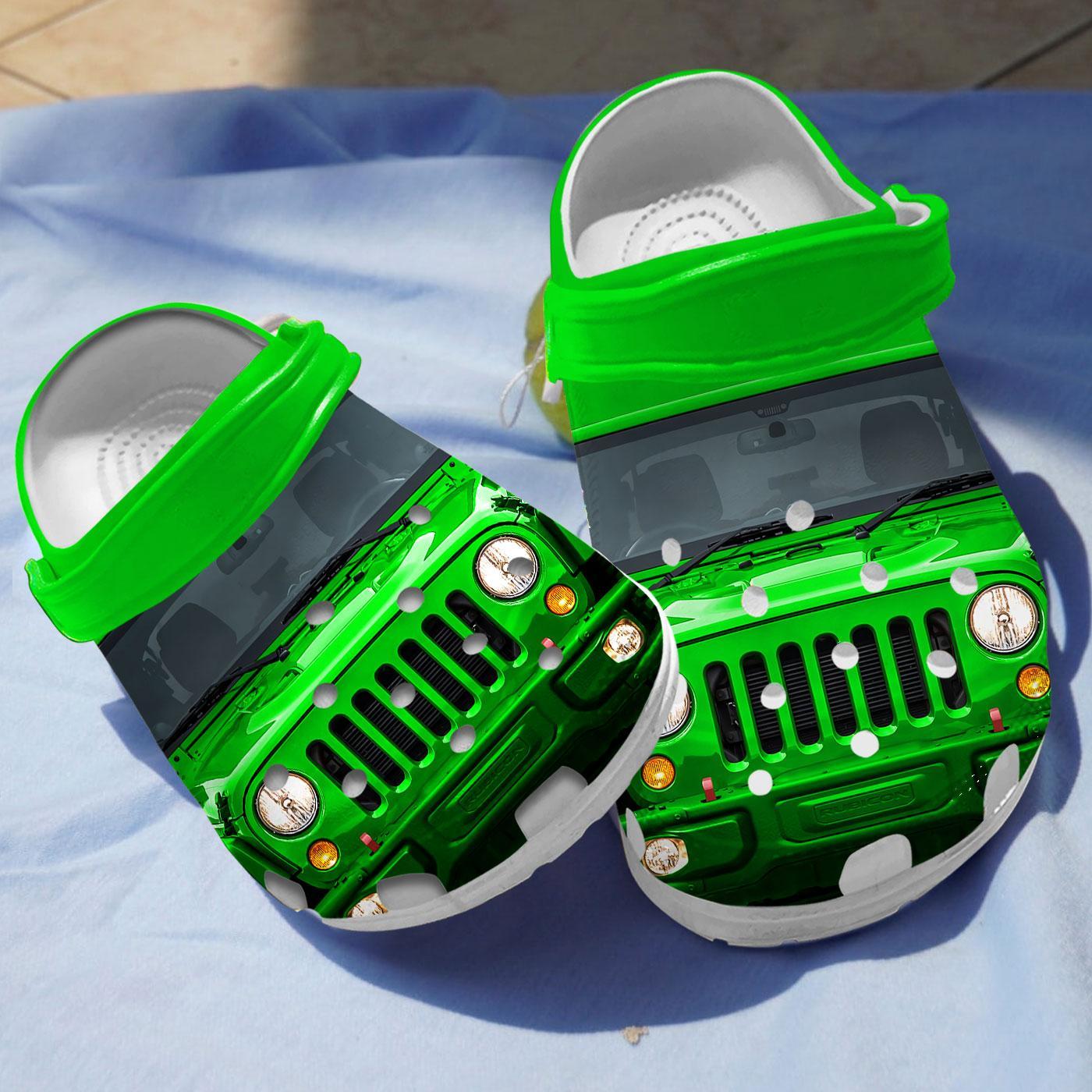 Jeep Car Crocs Crocband Clogs Shoes Comfortable For Men Women and Kids