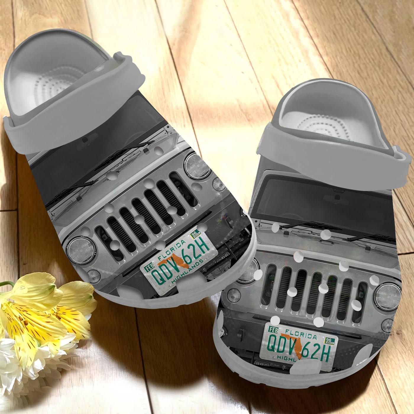 Jeep Front Crocs Crocband Clogs Shoes Comfortable For Men Women and Kids - Image 2