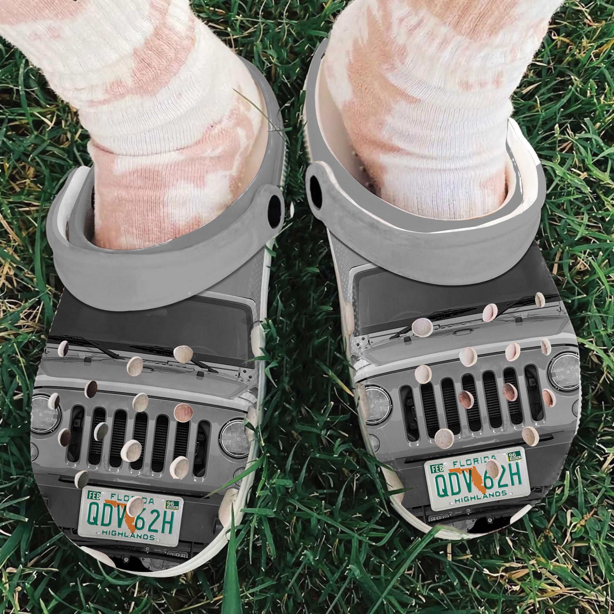 Jeep Front Crocs Crocband Clogs Shoes Comfortable For Men Women and Kids - Image 5