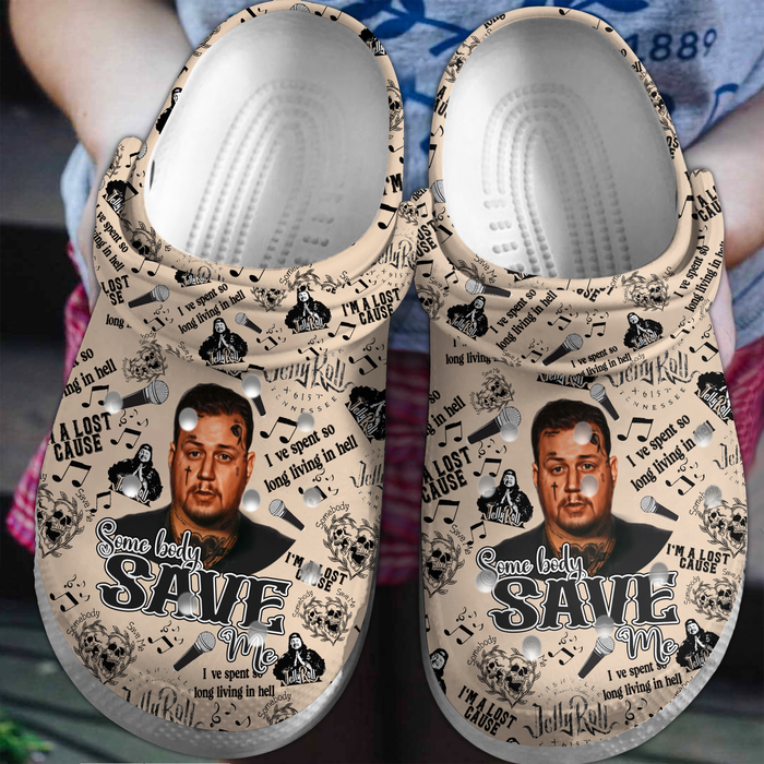 Jelly Roll Music Crocs Crocband Clogs Shoes Comfortable For Men Women and Kids