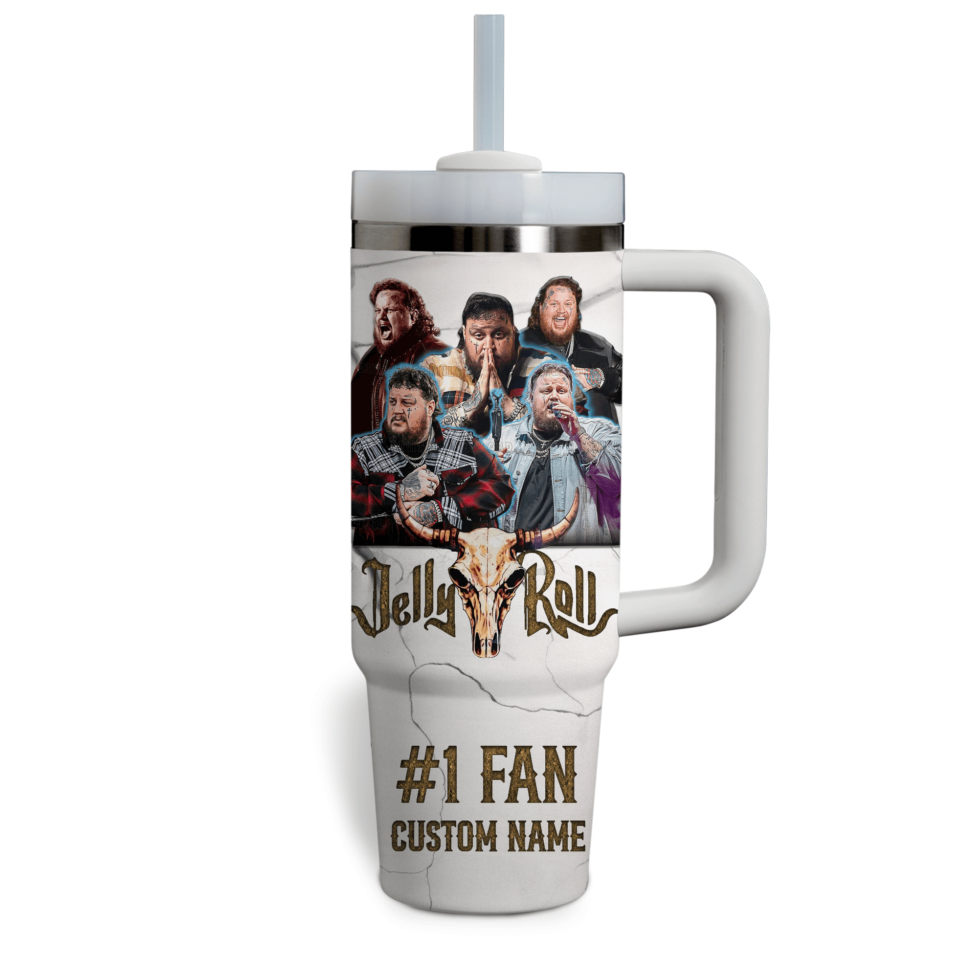 Jelly Roll Music Custom Stanley Cup 40 oz 30 oz Tumbler With HandleTVC2301767 - Image 3