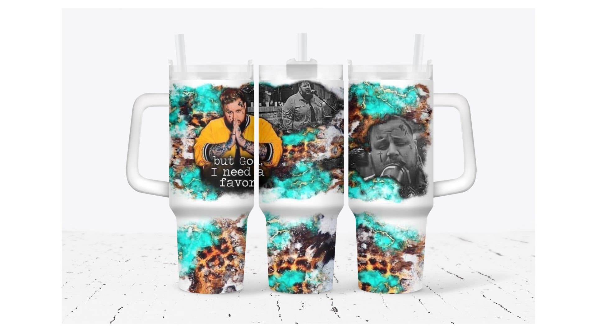 Jelly Roll Music Custom Stanley Cup 40 oz 30 oz Tumbler With HandleTVC2301932