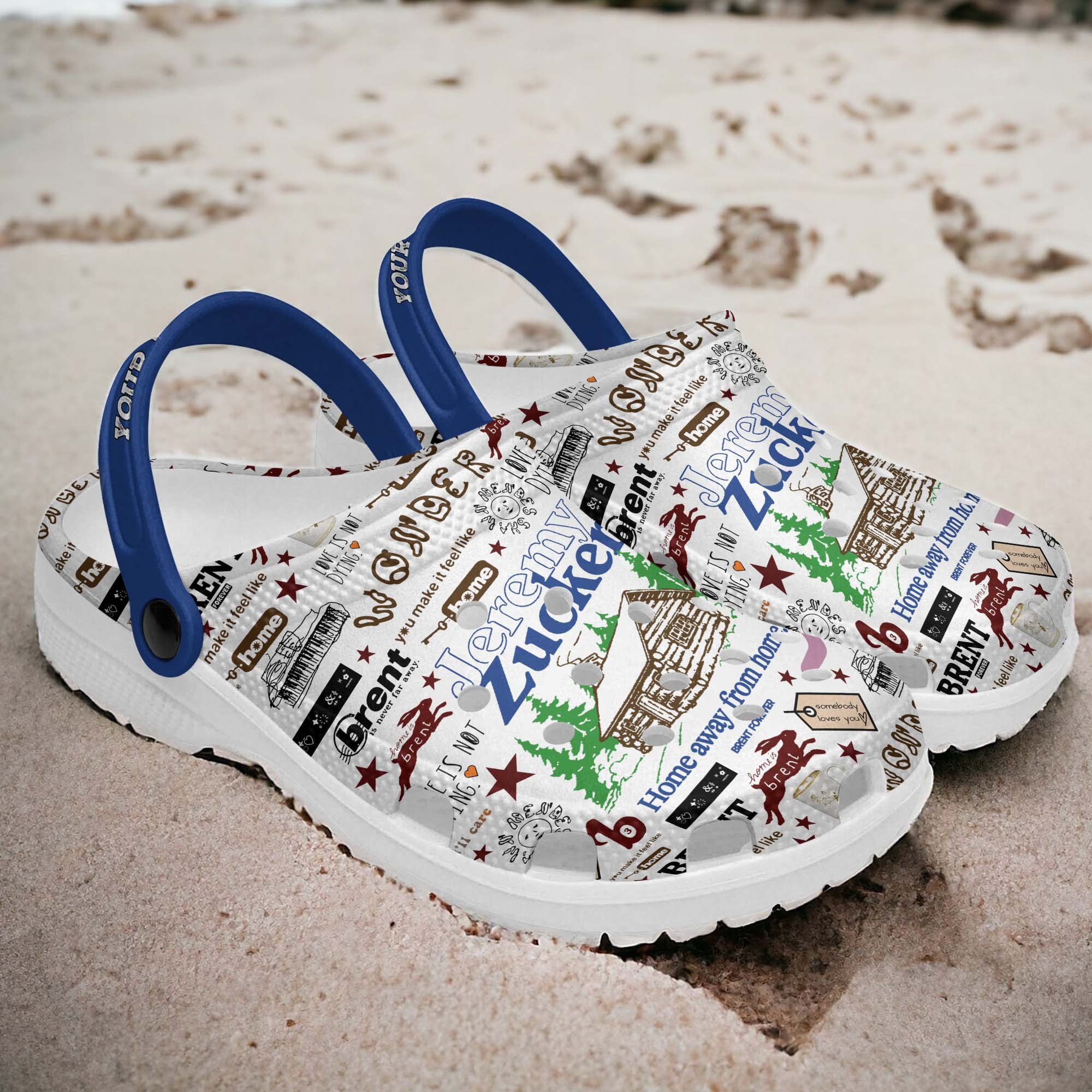 Jeremy Zucker Music Crocs Crocband Clogs Shoes Comfortable For Men Women and Kids - Image 2