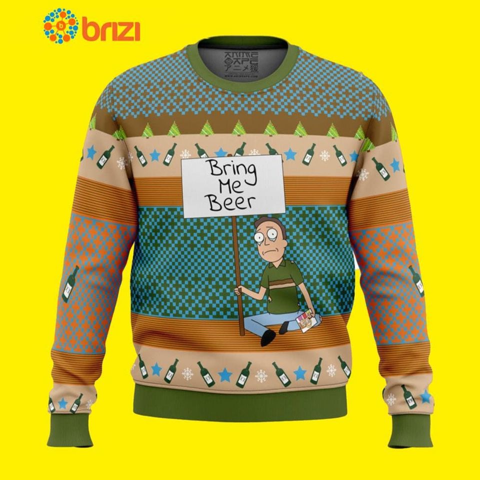 Jerry Christmas Rick And Morty Ugly Christmas Sweater