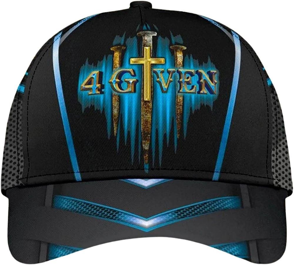 Jesus 1 Cross 3 Nails 4given Baseball Cap Hat Trucker Hats Custom Hats Gifts For Men & Women