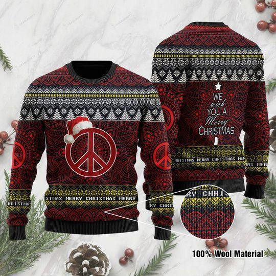 Jesus And Mandala Pattern Ugly Christmas Sweater Adult 3D Funny Matching for family
