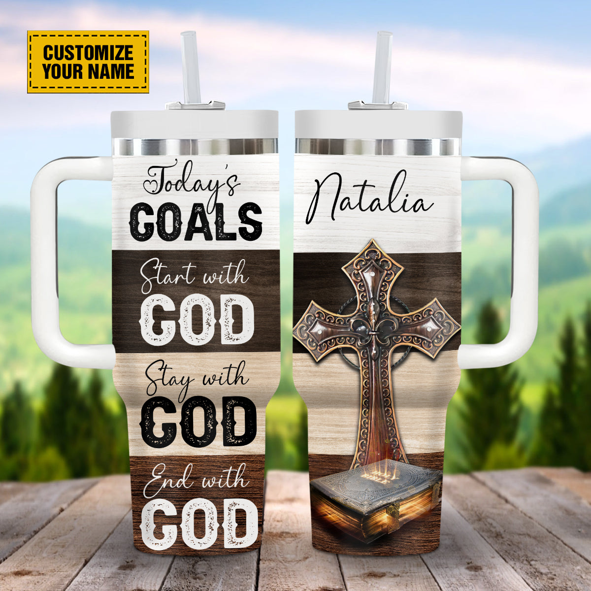 Jesus Cross Bible Custom Stanley Cup 40 oz 30 oz Tumbler With HandleTVC2301692