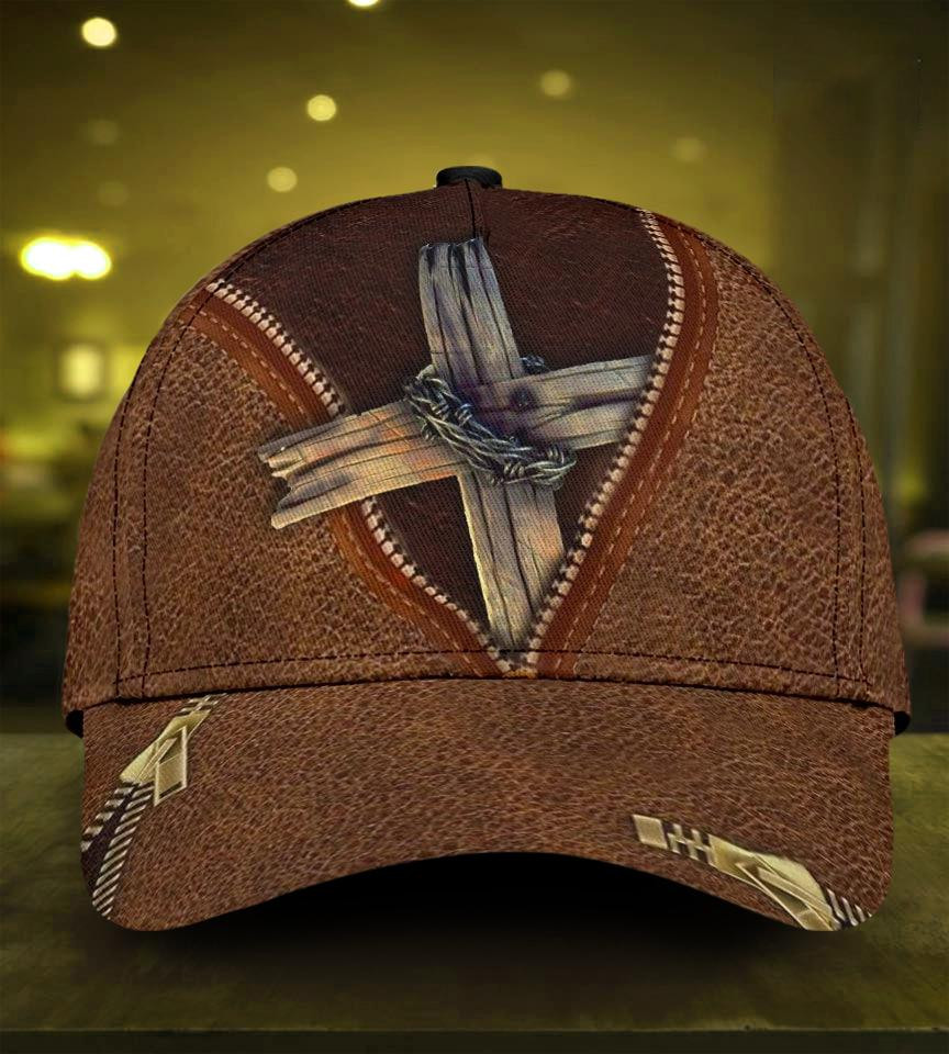 Jesus Cross Classic Cap Trucker Hats Custom Hats Gifts For Men & Women