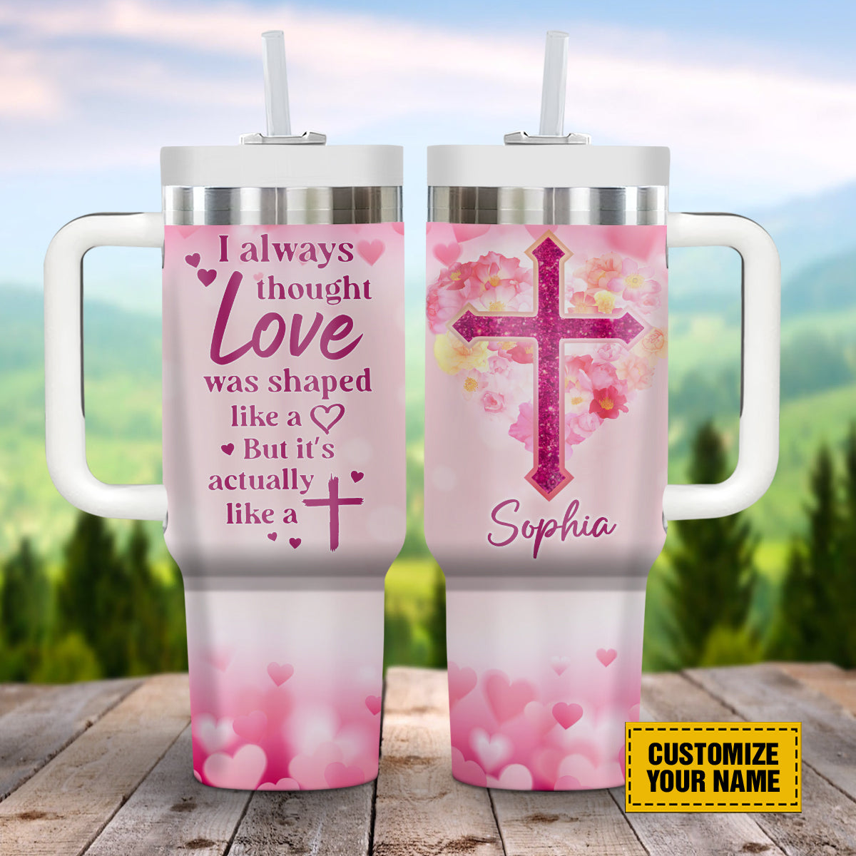 Jesus Cross Custom Stanley Cup 40 oz 30 oz Tumbler With HandleTVC2301695