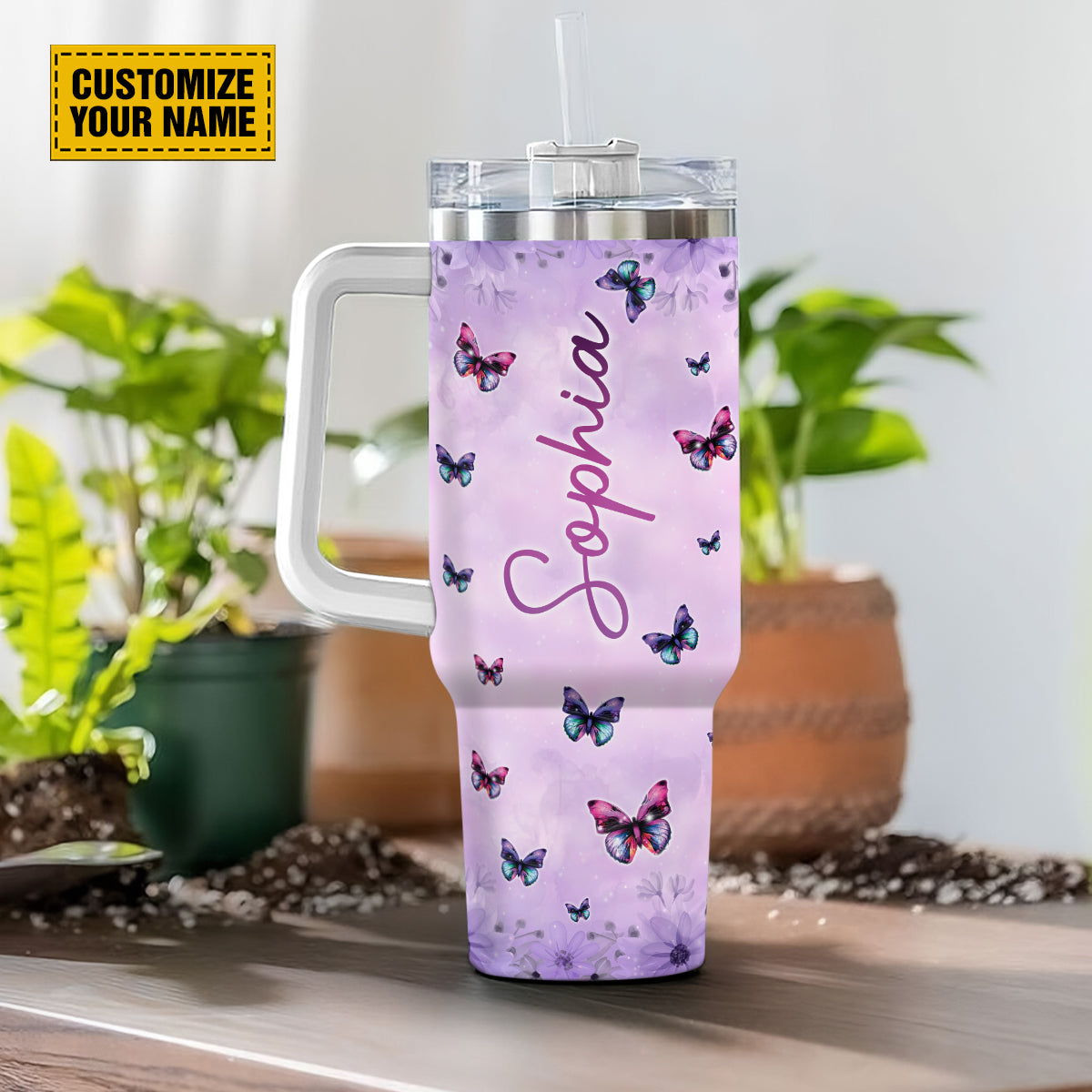 Jesus God Butterflies Custom Stanley Cup 40 oz 30 oz Tumbler With HandleTVC2301691 - Image 5