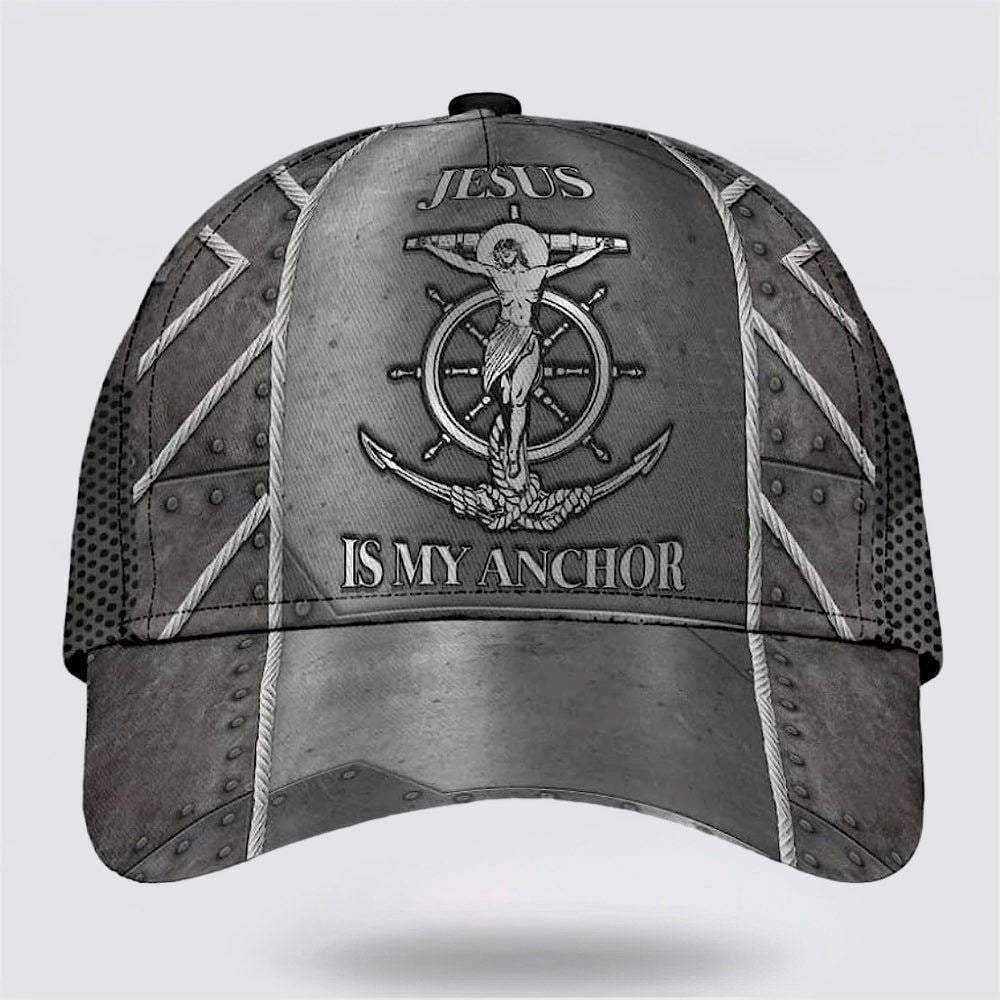 Jesus Is My Anchor Baseball Cap Hat  Trucker Hats Custom Hats Gifts For Men & Women