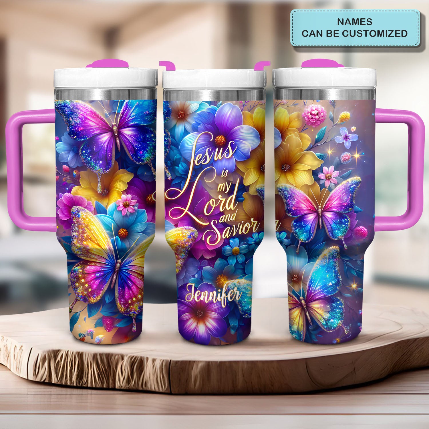 Jesus Is My Lord And Savior Custom Stanley Cup 40 oz 30 oz Tumbler With HandleTVC2301723 - Image 2