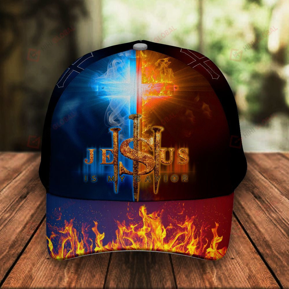 Jesus Is my Savior Christ God Classic Cap Trucker Hats Custom Hats Gifts For Men & Women