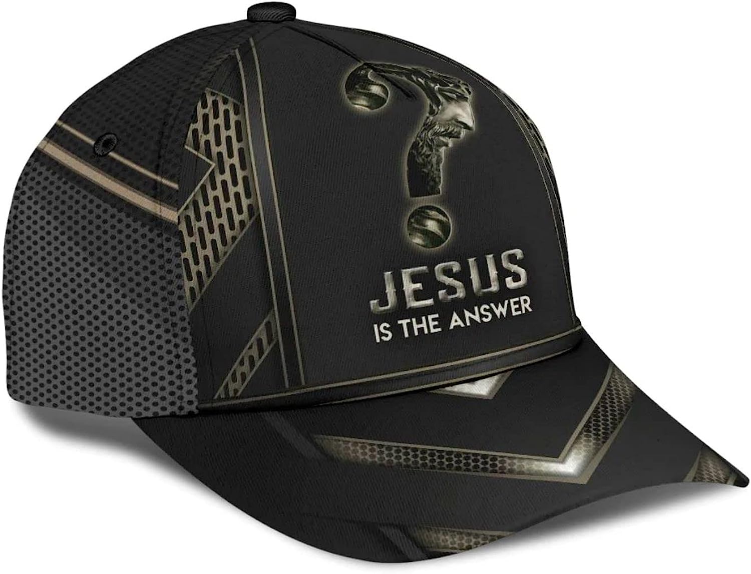Jesus Is The Answer Baseball Cap - Christian Hats for Men and Women Trucker Hats Custom Hats Gifts For Men & Women