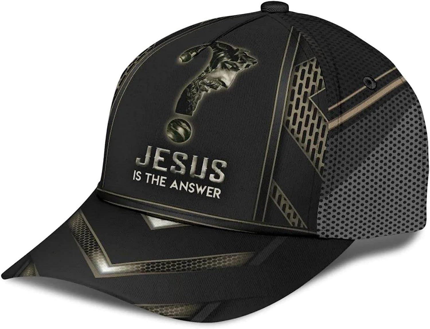 Jesus Is The Answer Baseball Cap - Christian Hats for Men and Women Trucker Hats Custom Hats Gifts For Men & Women