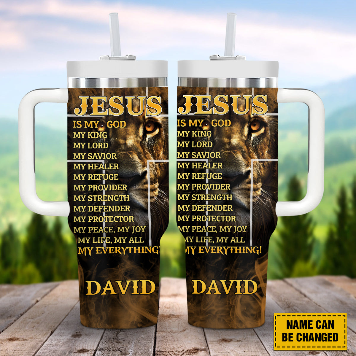 Jesus Lion Of Judah Custom Stanley Cup 40 oz 30 oz Tumbler With HandleTVC2301692