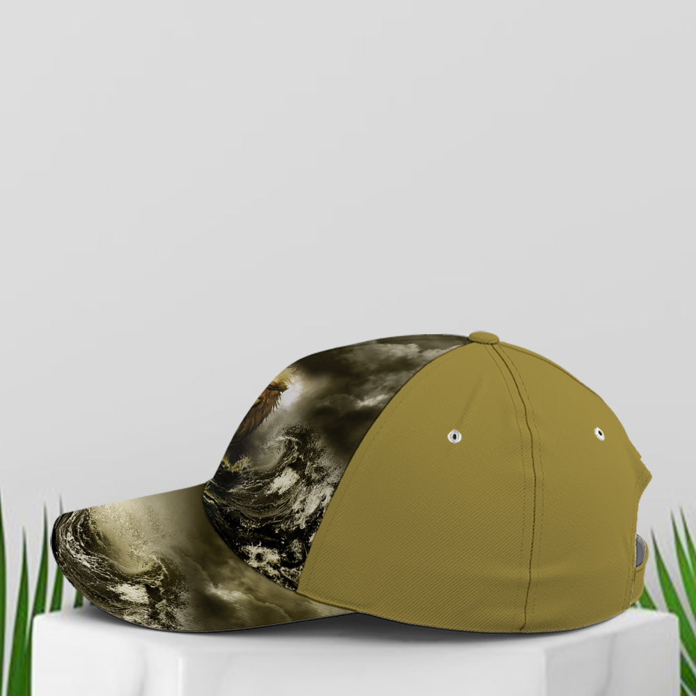 Jesus Lion Water Art Baseball Cap Trucker Hats Custom Hats Gifts For Men & Women