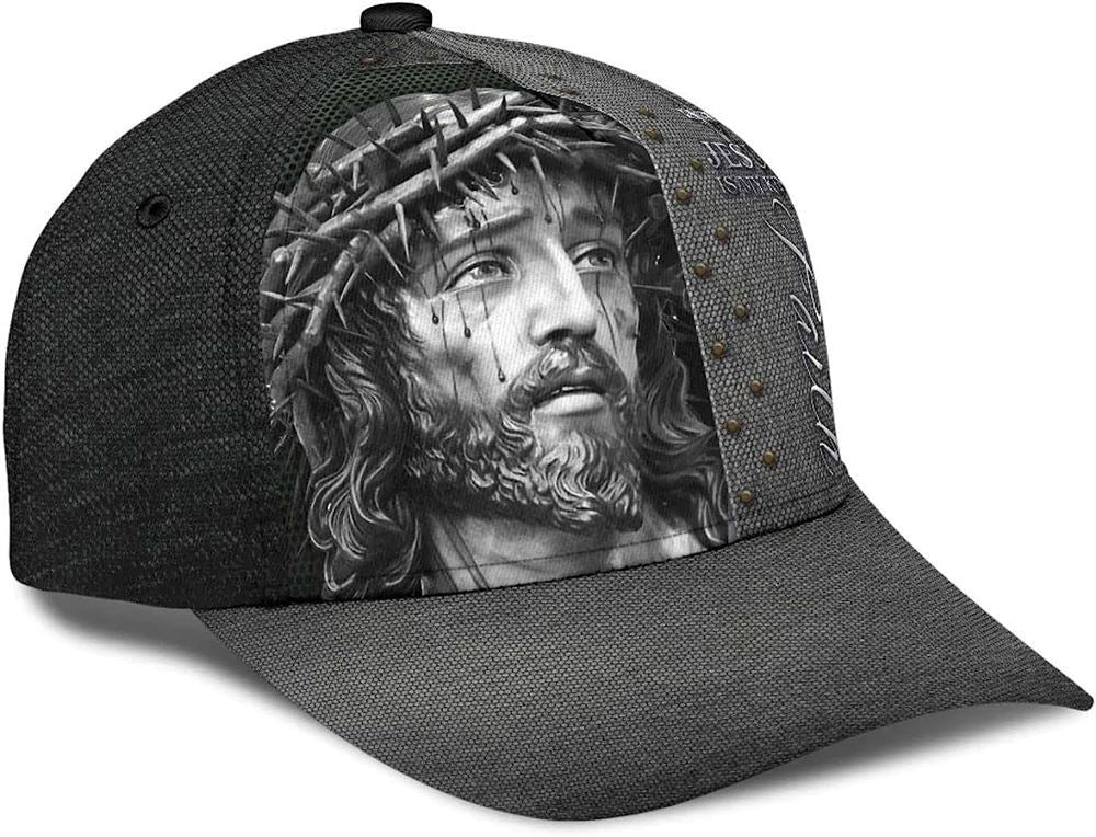 Jesus Portrait Jesus Is My King Faith Classic Baseball Cap Hat  Trucker Hats Custom Hats Gifts For Men & Women