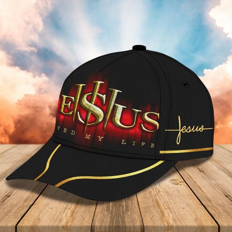 Jesus Saved My Life Trending Classic Cap Baseball Cap Trucker Hats Custom Hats Gifts For Men & Women