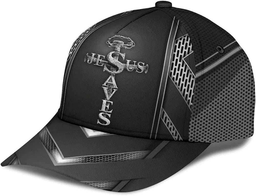 Jesus Saves Cross Nails Classic Baseball Cap Hat  Trucker Hats Custom Hats Gifts For Men & Women