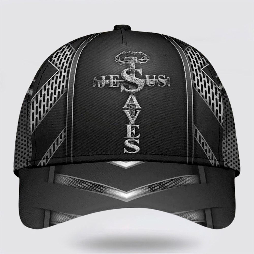 Jesus Saves Cross Nails Classic Baseball Cap Hat  Trucker Hats Custom Hats Gifts For Men & Women